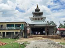 निर्माणाधिन दुर्गा मन्दिर 